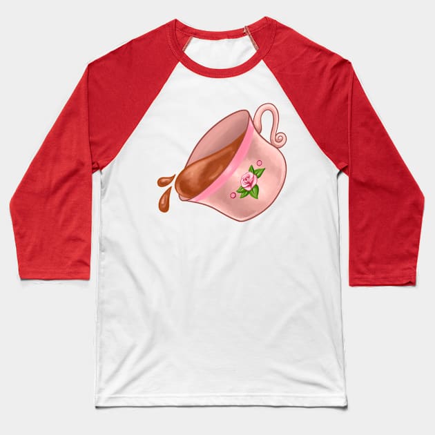 Spill the Tea Baseball T-Shirt by Lady Lilac